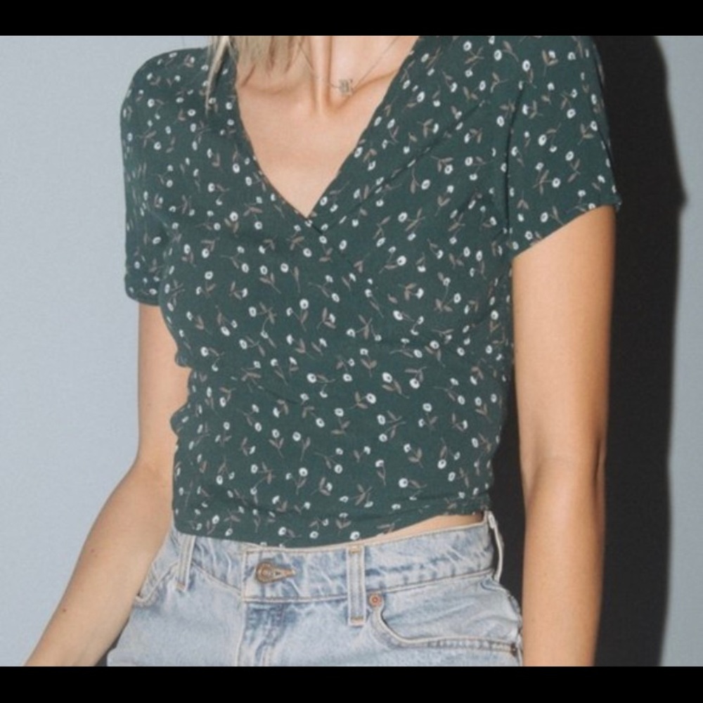 Brandy wrap top